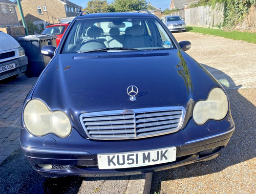 Mercedes blue kompressor - blue,